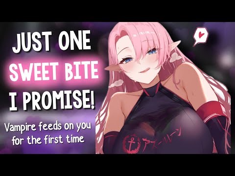 Vampire Girlfriend can't resist you anymore! 🩸 [Feeding on you | Domestic & Sweet | ASMR Roleplay]