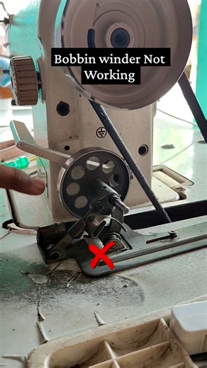 JUKI Bobbin Winder Not Working? | Easy Fix 🔧 #shorts #sewingtips #bobbin # #sewingblogger