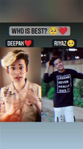 Deepak joshi V/S Riyaz aly / Who is the best 🙀 #shorts #tiktok #riyaz #deepak #vs #chapri