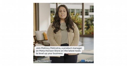 31M views · 42K reactions | We’ve opened the Meta Horizon Store to provide you with improved distribution, discoverability, and self-service tools to grow your audience. Watch this Connect session to discover valuable insights and practical tips to help you succeed  https://bit.ly/3Blfom2 #MetaConnect #MetaHorizon #MetaQuest #developers #mixedreality #MR | Meta for Developers | Facebook