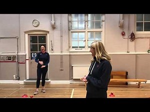 Reception PE lesson- Target practice