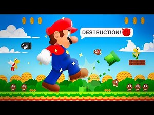 Mario DESTROYS Everything! | Evolution of Super Mario 3