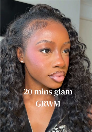 GRWM: 20 Mins Glam Makeup Routine for UK Black Girls