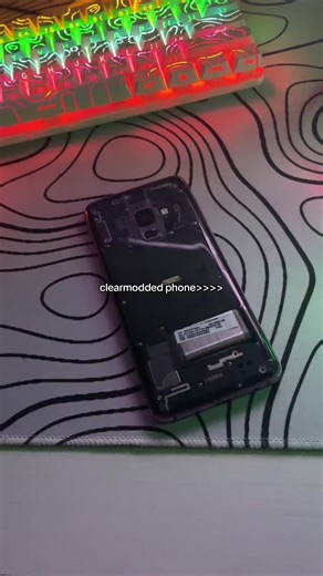 s9 with clear mod 😍😍😍😍😍 #fyp #s9 #clearmod #transparent