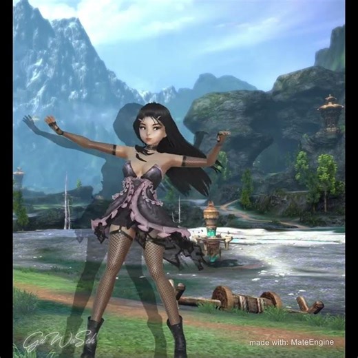 MateEngine #digitalart #MateEngine #dance #avatar #vrm #GuWoSch