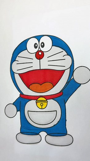 Color with Doraemon: Satisfying ASMR Coloring Video