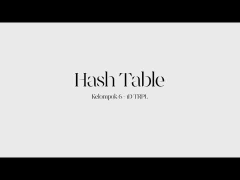 Metode-Metode Penanganan Collision pada Hash Table