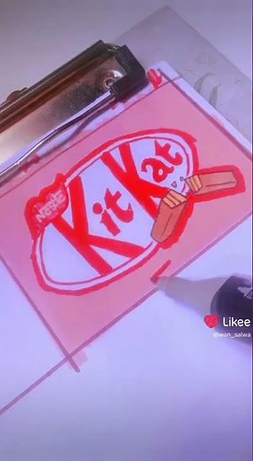 Make a Kit Kat Squishy paper ✨