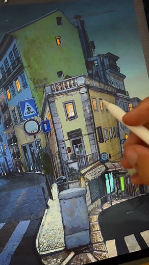 527K views · 42K reactions | Last details  Using Procreate . #illustration #artwork #desenho #painting #pintura #illustrationartists #ilustração | Francis.co | Facebook