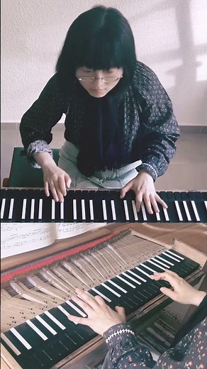 Händel, Suite in e minor HWV 438 on Clavichord, II.Sarabande (2/3) #piano #baroque #music