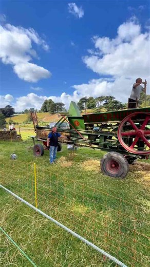 Firing Up the Field: Threshers and Balers in Motion
