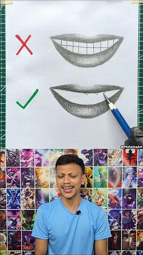 How to Draw Teeth 🦷✏️