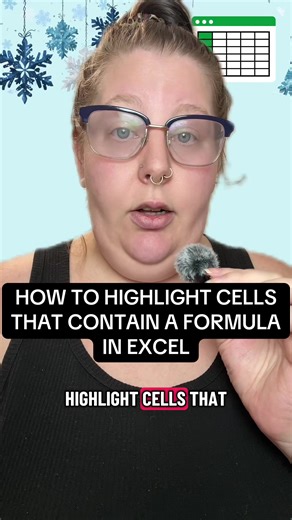 How to highlight cells that contain a formula in Excel #excel #exceltips #conditionalformatting