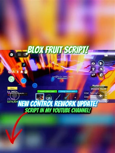 NEW SCRIPT IN CONTROL REWORK! BLOX FRUIT