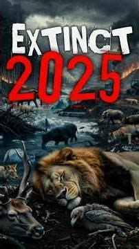 Extinction 2025: 30 Saal Baad Officially Extinct 😶 | Shocking Animal Truth