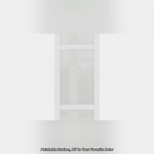 ARK DESIGN 72 in. x 84 in. Easy Install 3-Panel White Primed Solid Core MDF Composite Bi-Fold Sliding Barn Door with Hardware Kit BF-BD-KX3L-N-72