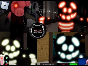 Piggy - Book 2 Chapter 12 - Lab (Willow savior ending) + Hard mode (Roblox horror)