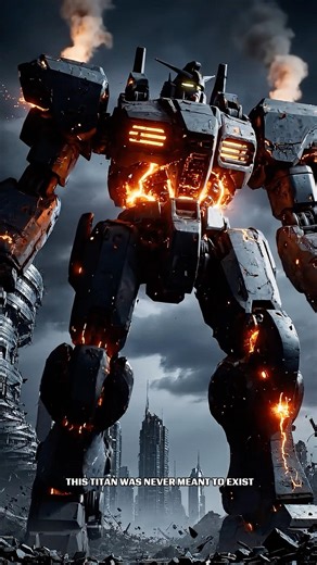 A forbidden titan mech has awakened.Titan Overdrive activated.No machine can stop it now.