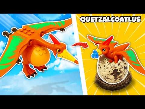 10 Tiny LEGO Dinosaurs You Can Build in 1 Minute! | Bricks UP