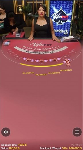 21 Blackjack Multi Hand Side Bet MASSIVE LOSE ($380 4x Hand Bet) | Winpot Casino App 🎰