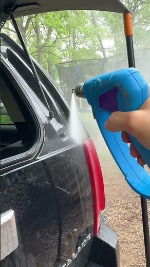 Loving these new pressure washers tips for cleaning door jams and nooks and crannies