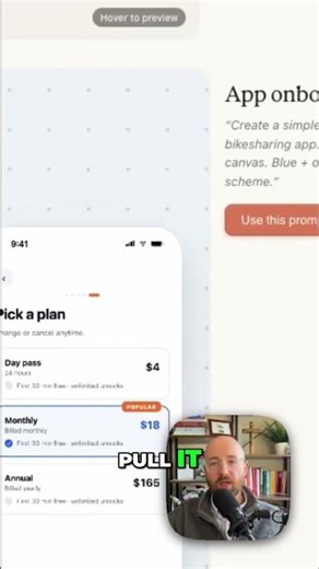 AI Designs iOS App Mockup with Claude: Insane Future! #shorts