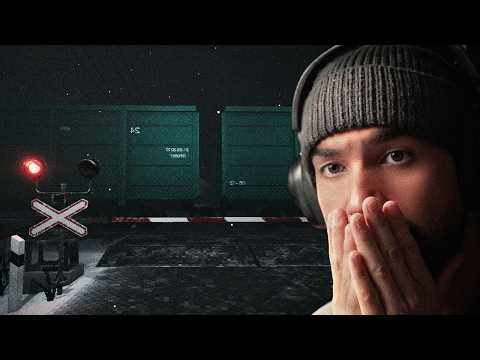 Working Night Shift at a Railway Crossing..