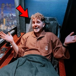 435K views · 4.7K reactions | I Tried An Overnight Capsule Hotel Bus in Japan! | Flying The Nest | Facebook