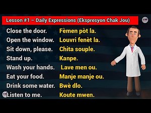 Learn 20 Daily Expressions in Haitian Creole 🇭🇹 | Lesson #1