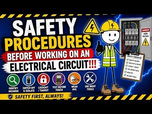 Safe isolation procedure for electrical circuits, important steps to take.