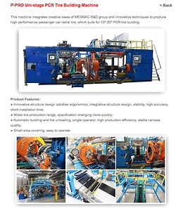 [Hot Item] Tyre Tire Building Tool New Design Equipment Advanced Machine Vmi Siemens ABB Omron