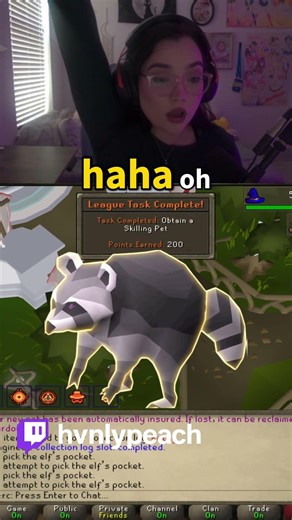 Getting First Skilling Pet OSRS #osrs
