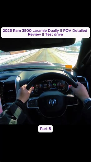 2026 Ram 3500 Laramie Dually POV Detailed Review Test drive Part 8 #car #fyp #Auto #review