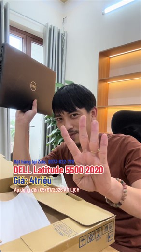 ♦️SALE OFF TẾT GIÁ CỰC HỜI DELL 5500 2020 chỉ 4triệu Áp dụng đến mùng 5 tết / xuất hàng vào mùng 7 tết. Giá bán: 4triệu (đặt hàng qua Za—-L0: 0973-822–778)