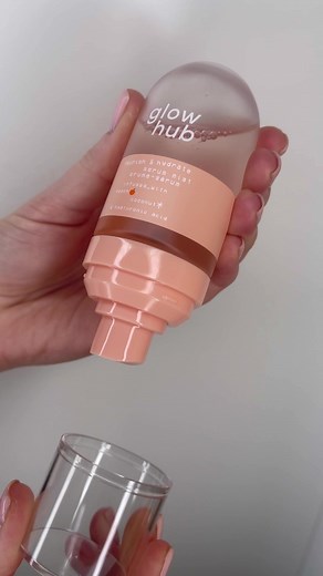 #ASMR featuring the *cutest* mini ever... theNourish & Hydrate Serum Mist 🍑💦#glowhub #skintok #skincare101 #serum