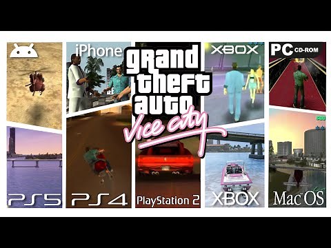 Comparing Every Version of Grand Theft Auto: Vice City