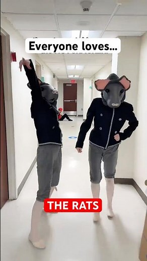 RATS took over NUTCRACKER season! 👏 ✨ #ballet #shorts