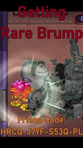 Getting Rare Brump #mysingingmonsters #msm #games