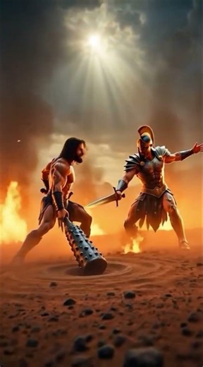 Héraclès vs Arès : Le duel des titans !#EpicBattle#GodsFight#Legends#Mythology#EpicShorts