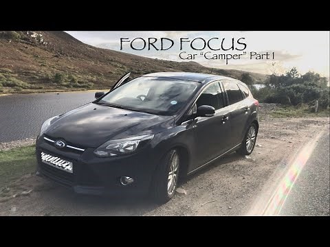 Converting my Ford Focus in to a mini stealth "camper" (simple and cheap way!) PART 1