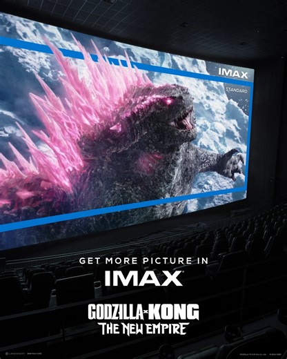 Detail of titanic proportions. Experience Godzilla X Kong: The New Empire in IMAX’s exclusive Expanded Aspect Ratio, in cinemas now. | IMAX