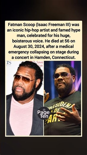 Fatman Scoop: a loud legacy, forever #fatmanscoop #shorts