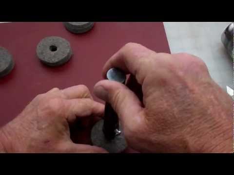 Making a leather edge burnishing tool.