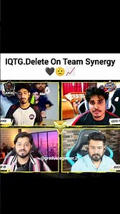 IQTG.Delete On Team Synergy🫡🖤📈#freefire #fozyajay #tgesports #totalgaming #iqootg #delete #ffmic