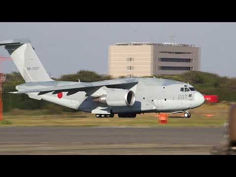 JASDF C-2 + USAF C-17A takeoff, landing and inside [Yokota AB, Iruma AB, Atugi NAS]