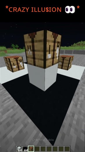 Minecraft INSANE Illusion Trick Will Blow Your Mind! 🤯 #Shorts
