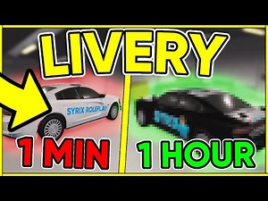 I MADE A LIVERY IN 1 MINUTE VS 1 HOUR! ERLC Livery Designing Contest! (Roblox ERLC)