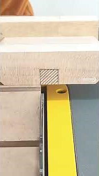 how to safely cut half lap joint using matchfit sled #woodworking #tips #tablesaw