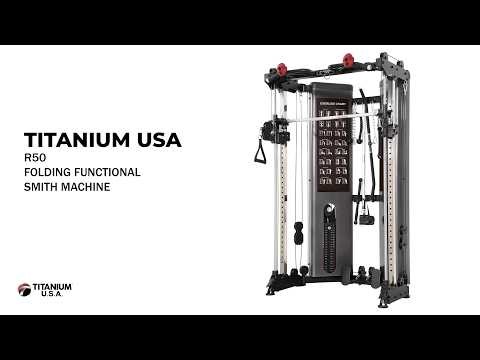 FOLDING INSTRUCTIONS - TITANIUM USA R50 FOLDING FUNCTIONAL SMITH MACHINE