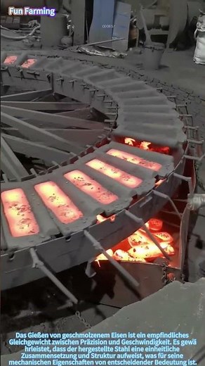 Die Kunst des Gießens von geschmolzenem Eisen: Ein Einblick in die Stahlherstellung